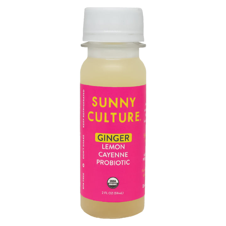 Ginger Lemon Probiotic Shots